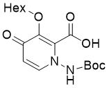 2-Pyridinecarboxylic acid, 1-[[(1,1-?dimethylethoxy)?carbonyl]?amino]-3-?(hexyloxy)-1,4-dihydro-4-oxo-